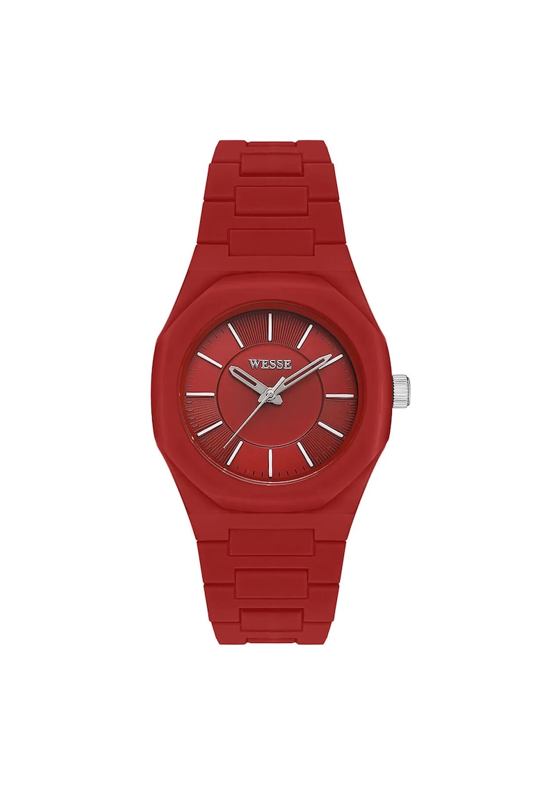 Дамски часовник модел WWL111707 - 36 мм - пластмасова каишка - пластмасов корпус - червен - 5ATM Wesse