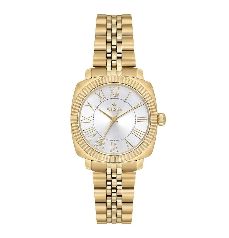Дамски часовник  модел WWL112304 - 32 мм - златист - стоманена каишка - 5 ATM Wesse