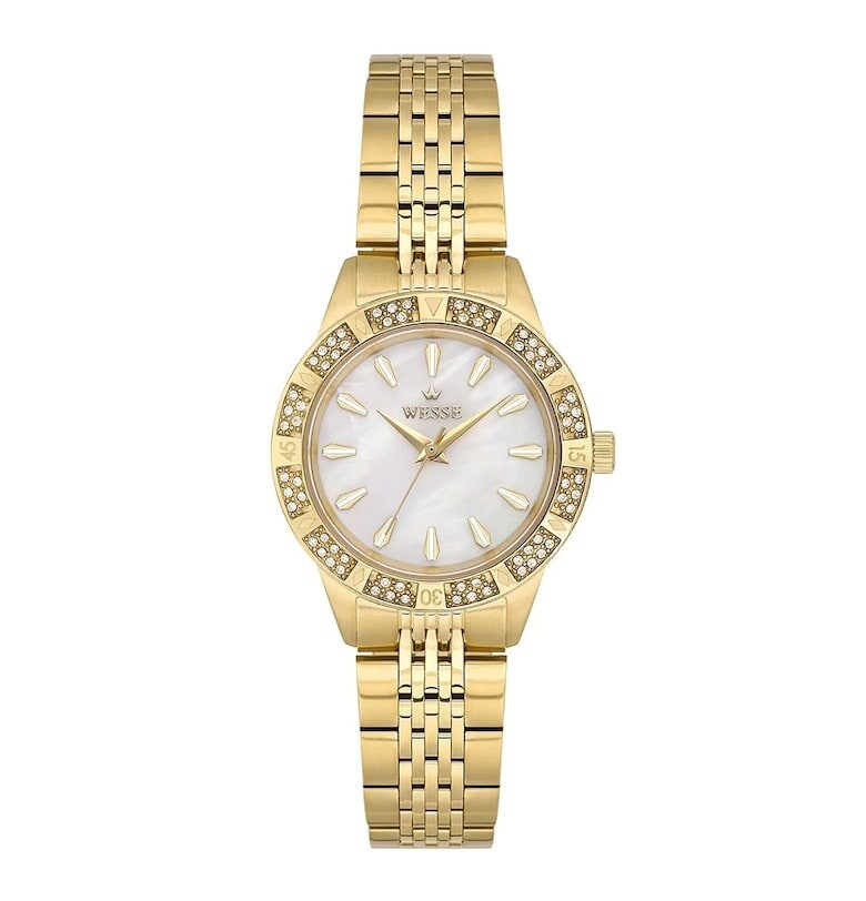 Дамски часовник  модел WWL113602 - 30 мм - стомана - златист цвят Wesse