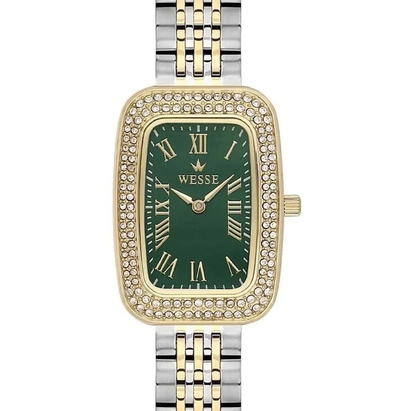 Дамски часовник  модел WWL113805 - златист/сребрист - стоманена каишка - 33x23.5мм - 3 АТМ Wesse
