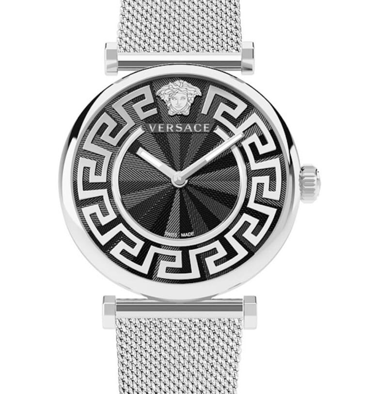 Дамски часовник  неръждаема стомана - 35 мм - 5 ATM - сребрист Versace