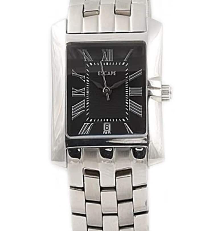 Дамски часовник  стоманена каишка - корпус 26-30 мм - водоустойчивост 5 ATM - сребрист Escape