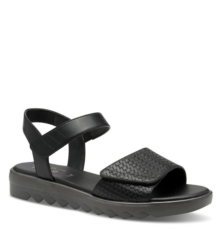 Дамски черни сандали Jana с велкро 28265-42-001 07579 Jana Shoes