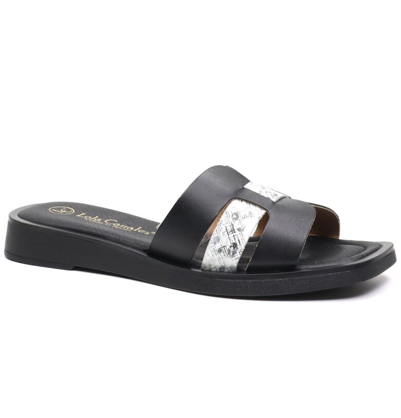 Дамски чехли 75708 черни Lola Canales