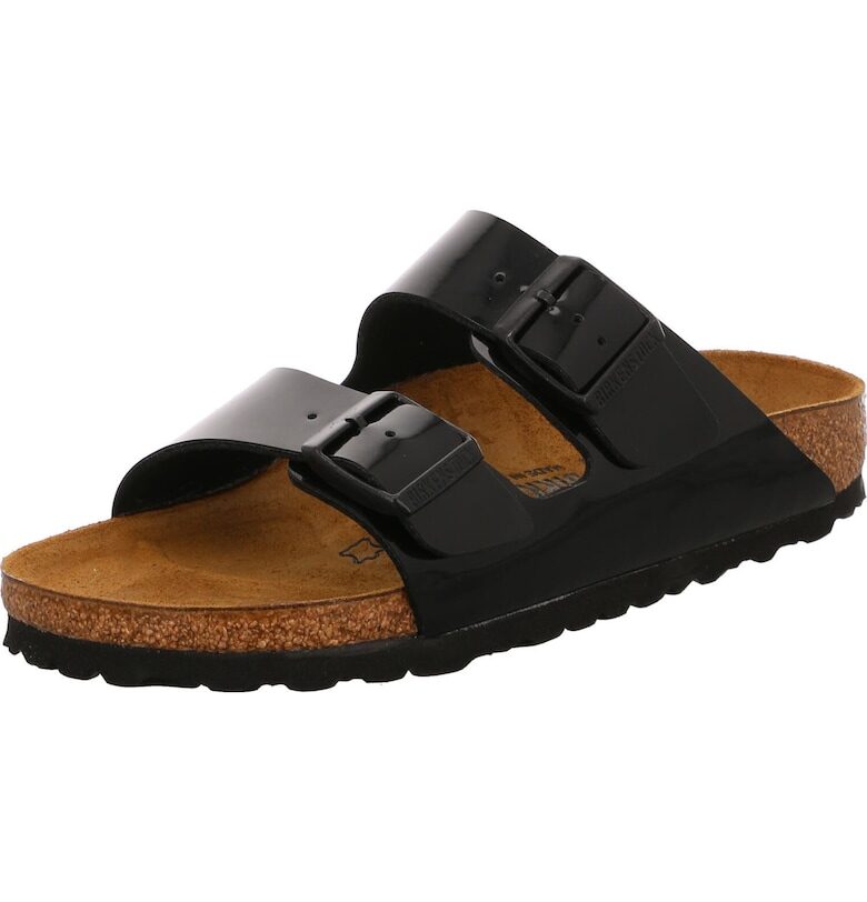 Дамски чехли -  Arizona 1005292 - EVA подметка - Birko-flor - черно/кафяво Birkenstock