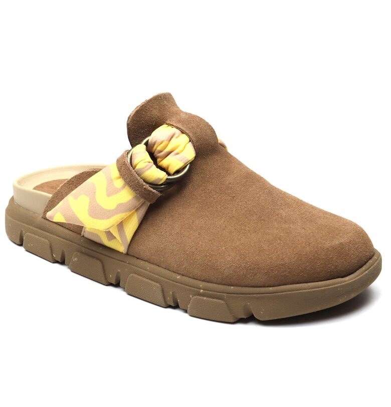 Дамски чехли JL41610A-коняк - Кафяв Jeep