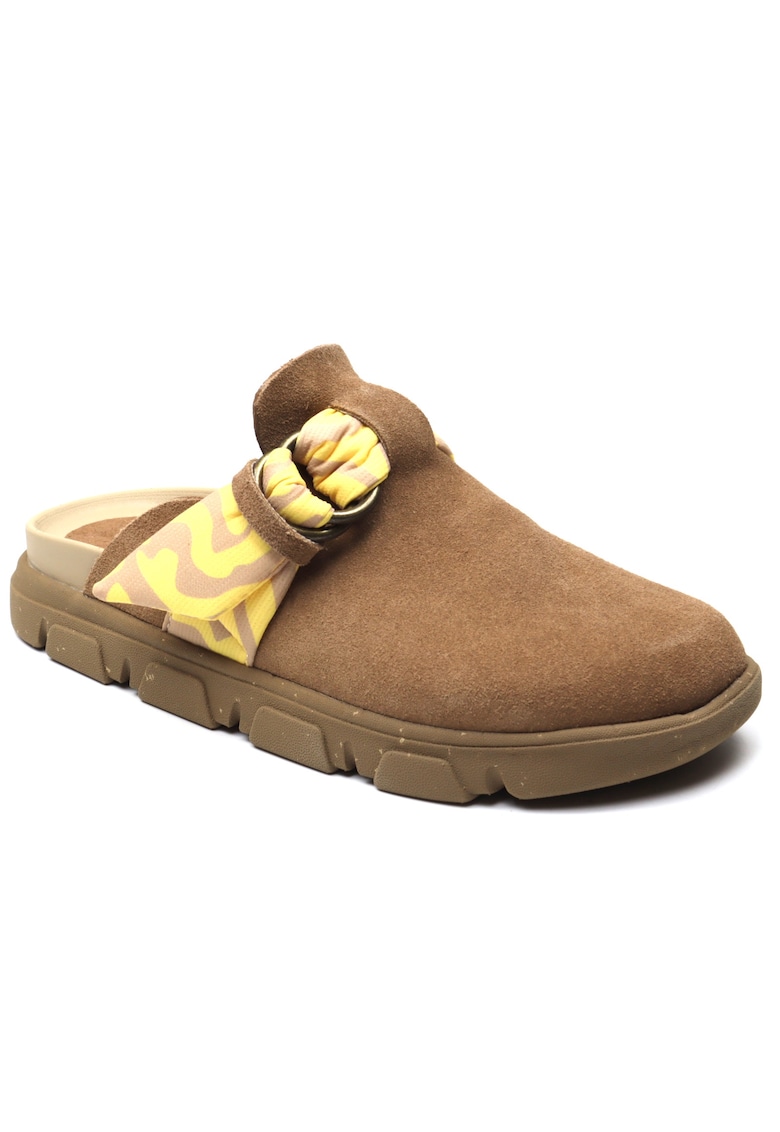 Дамски чехли JL41610A-коняк - Кафяв Jeep