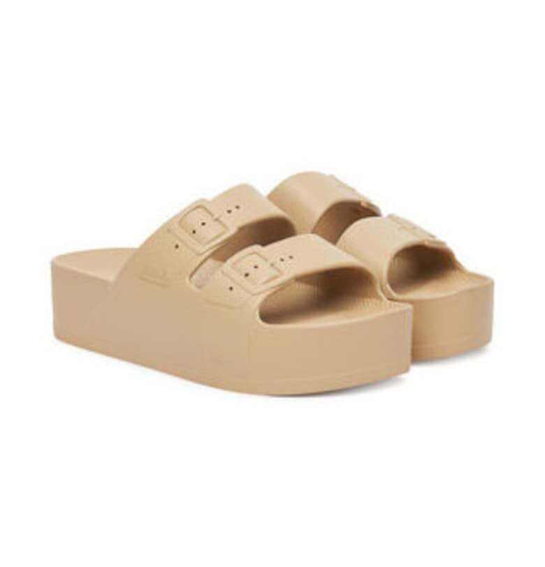 Дамски чехли -  бежови - пластмасови Freedom Moses