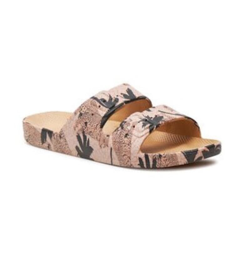 Дамски чехли -  пластмаса - кафяв Freedom Moses