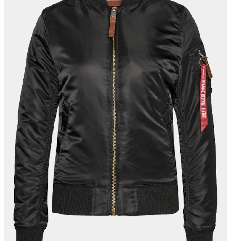 Дамско бомбър яке -  303299569 - Найлон - Черен ALPHA INDUSTRIES