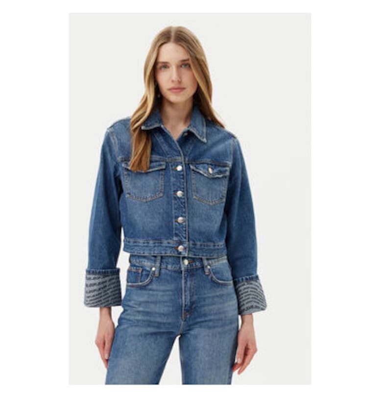 Дамско дънково яке  10019647 30046665 - Памук - Син - Син joop jeans