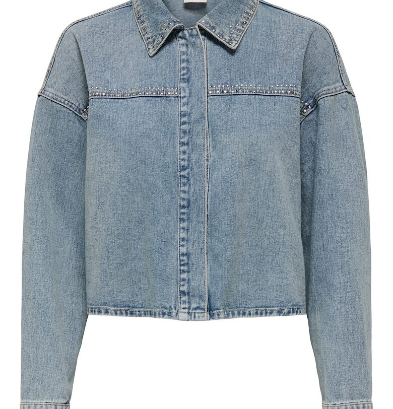 Дамско дънково яке  15351405 - Памук - Син - Син JdY