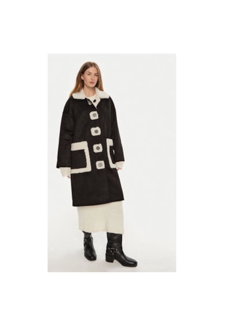 Дамско кожено палто - 304135453 - Полиестер/Вълна - Бежово - Бежов Munthe