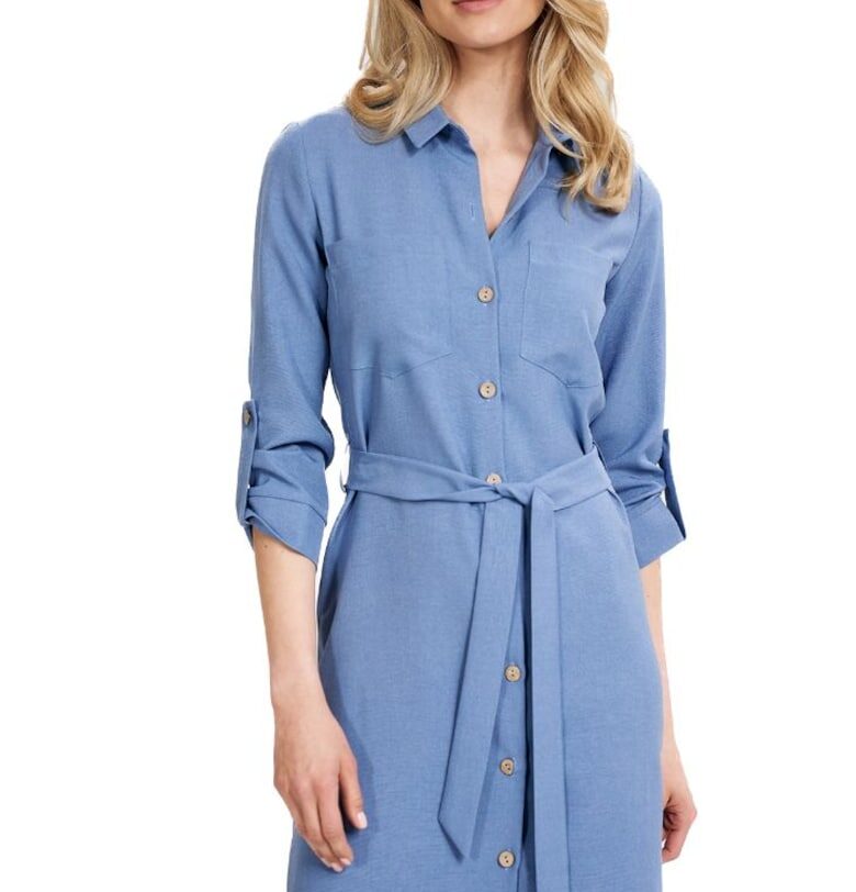 Дамско облекло  Plaid Aramour M701 синьо - Светлосин Figl