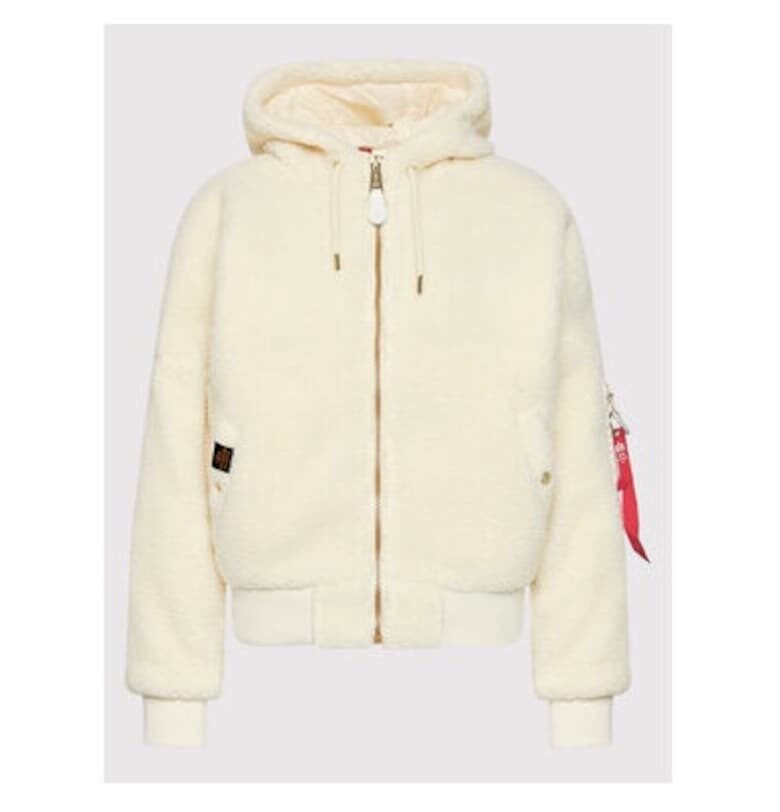 Дамско палто -  209172188 - Полиестер - Бял - Бял ALPHA INDUSTRIES