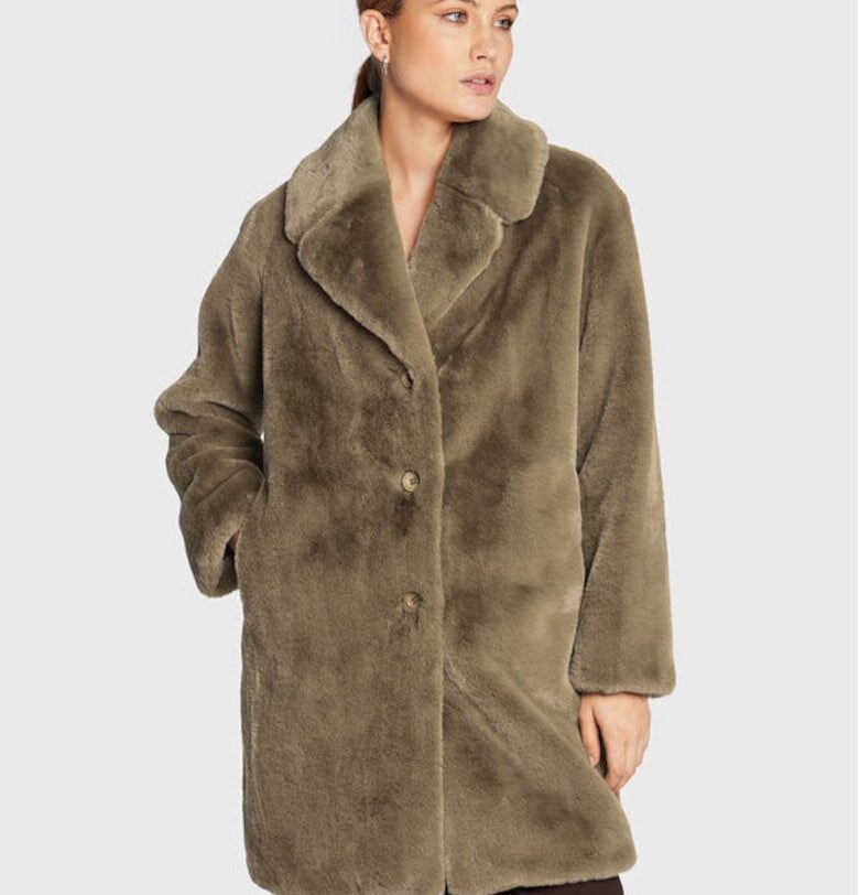 Дамско палто -  301311485 - Полиестер - 42 EU - Кафяв blugirl Blumarine