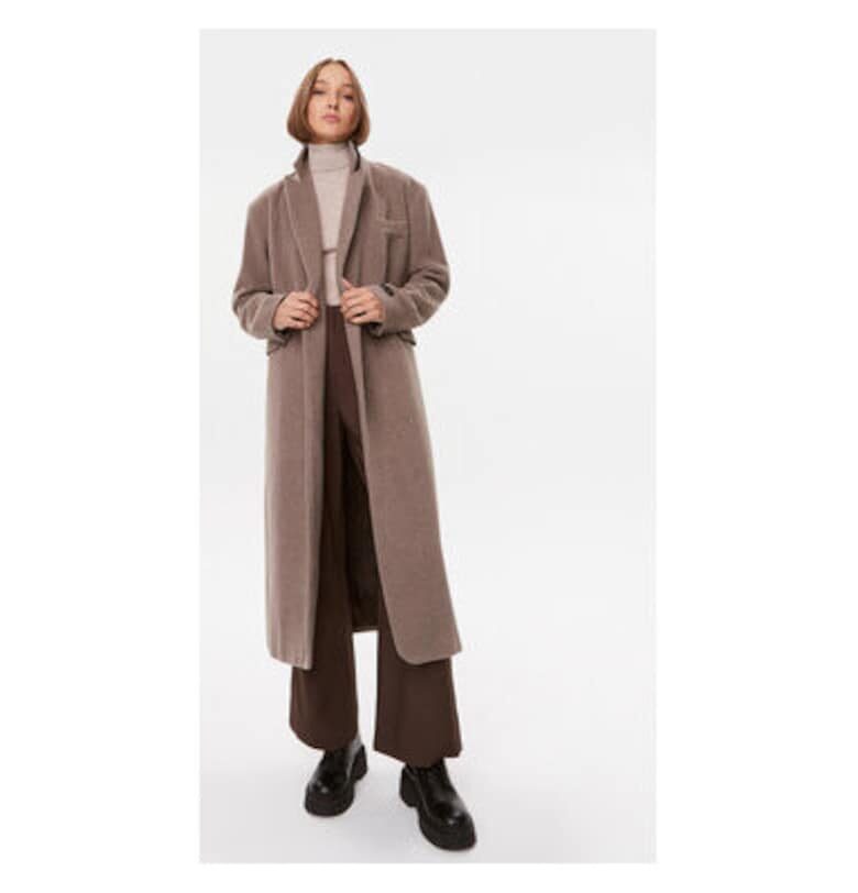 Дамско палто -  302975327 - вълна/полиестер - бежово - Бежов Birgitte Herskind