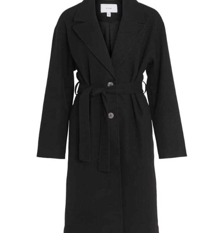 Дамско палто -  303110246 - Полиестер - Черен Vila