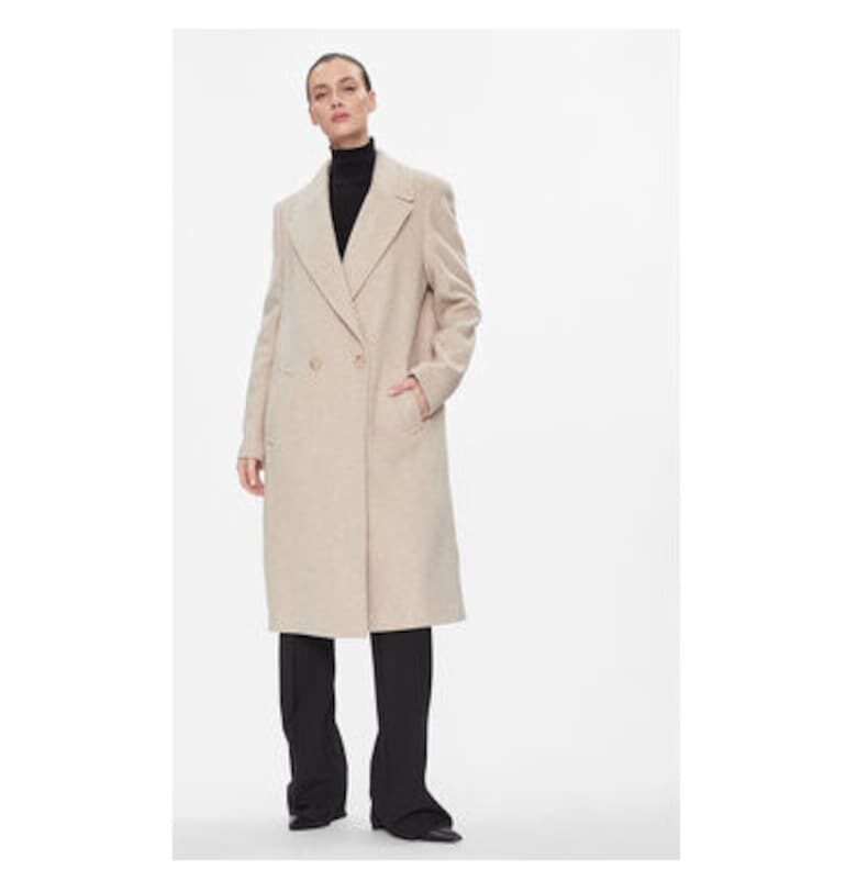 Дамско палто -  303365967 - Вълна/Полиамид - Бежово - Бежов Marc Aurel