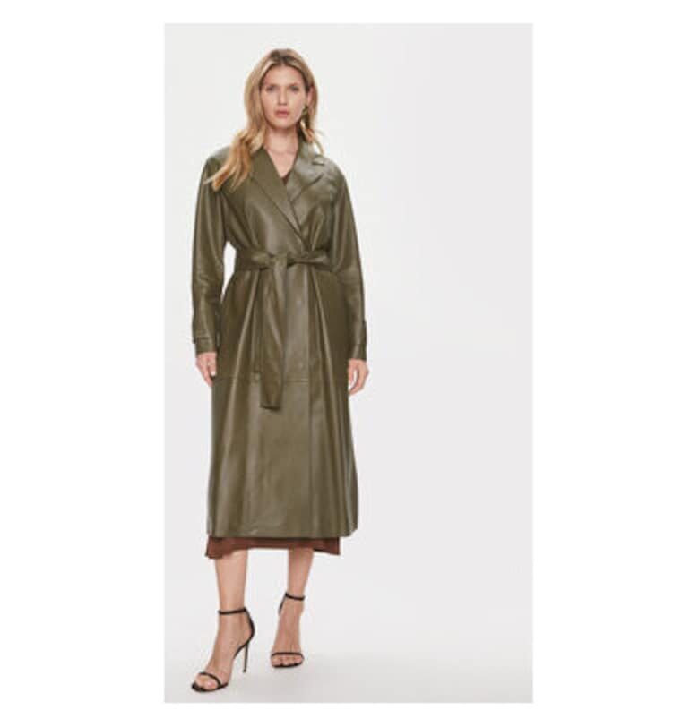 Дамско палто -  303659806 - Естествена кожа - 42 EU - Кафяв BOSS