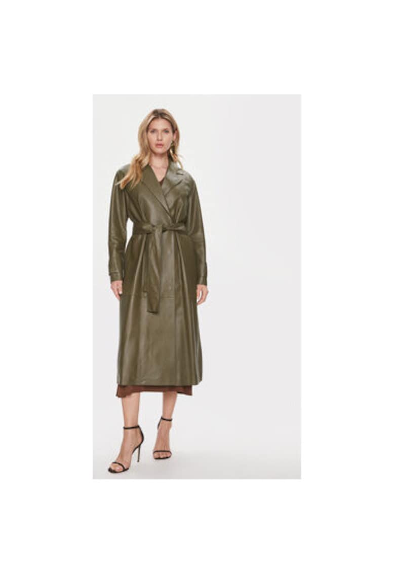 Дамско палто - 303659806 - Естествена кожа - 42 EU - Кафяв BOSS