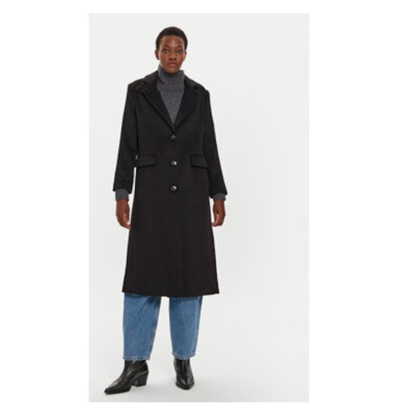 Дамско палто -  304302473 - Вълна/Полиестер/Вискоза - Черен - Черен United Colors of Benetton