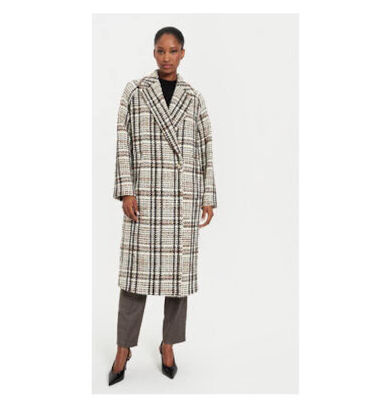 Дамско палто -  304313196 - Полиестер/Вълна - Бежово - Бежов BOSS