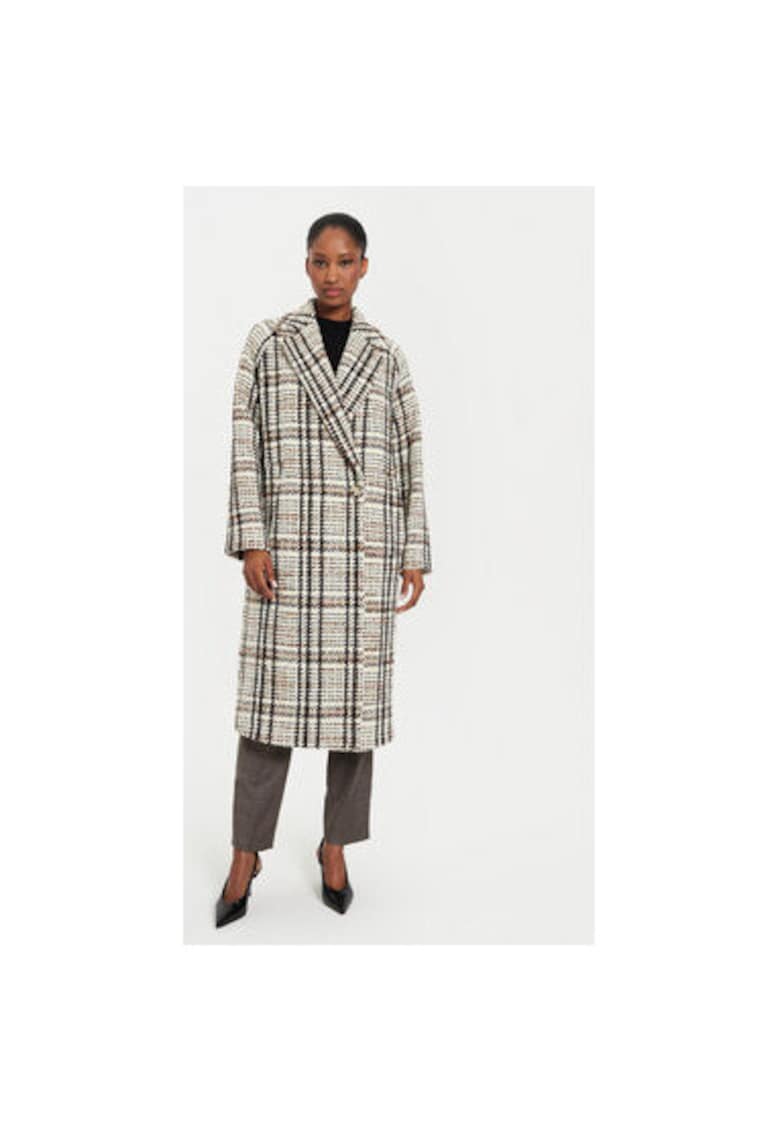 Дамско палто - 304313196 - Полиестер/Вълна - Бежово - Бежов BOSS