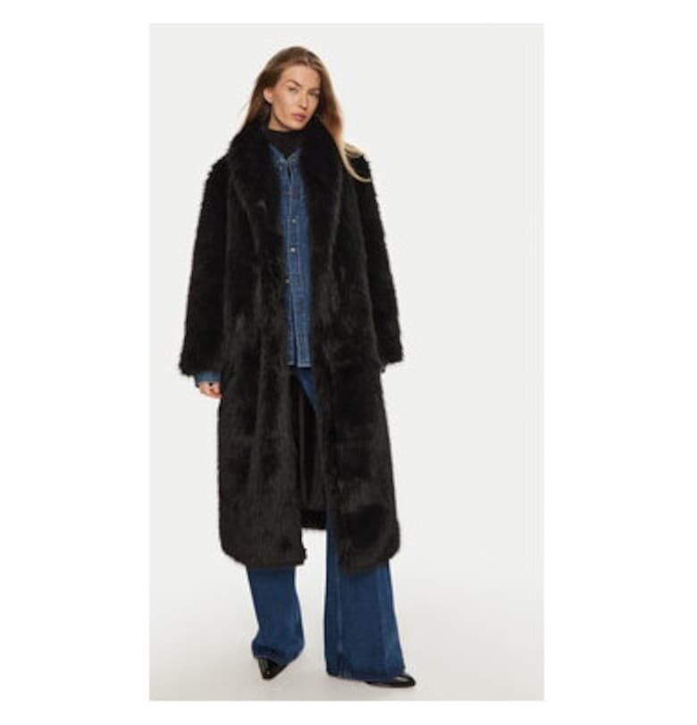 Дамско палто -  304750342 - Полиестер - Черно - Черен kontatto