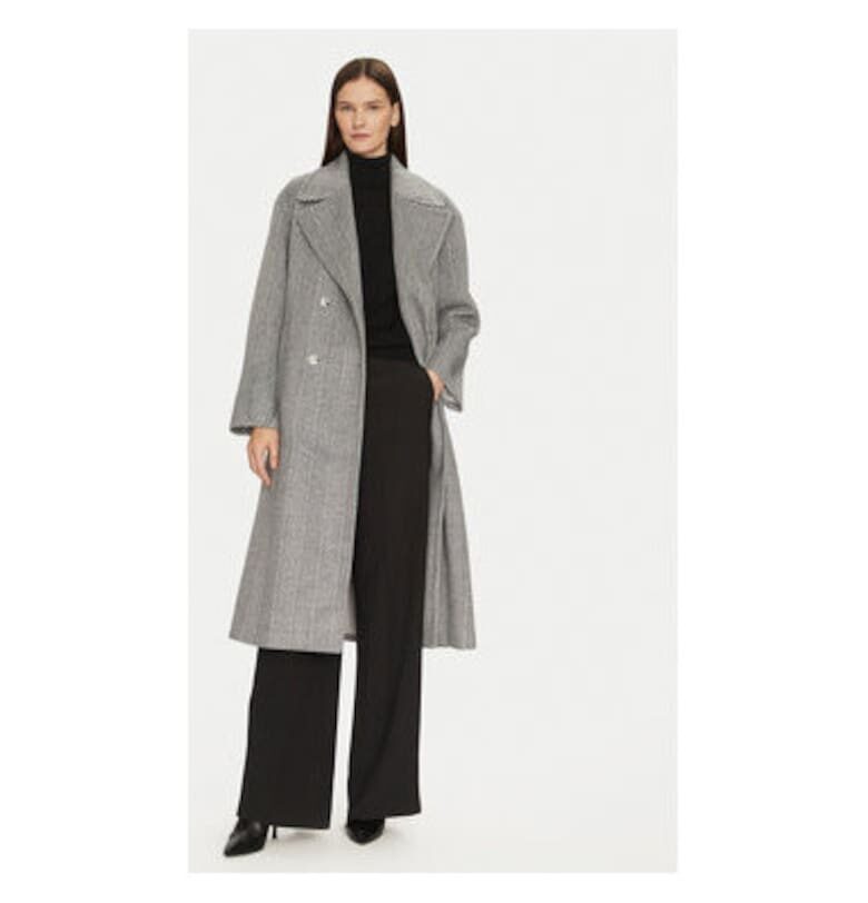 Дамско палто -  305126047 - Полиестер - Сив - Сив Imperial