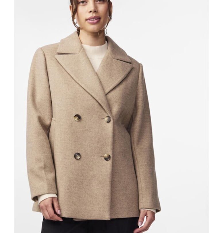 Дамско палто -  481995 - Бежово - Полиестер Noisy May