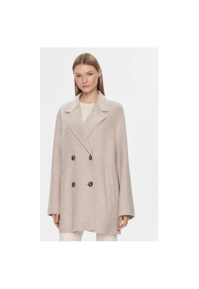 Дамско палто - Айви Дъб - 303619480 - Вълна - Бежово - Бежов IVY OAK