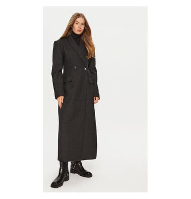 Дамско палто -  вълна - Черен Birgitte Herskind