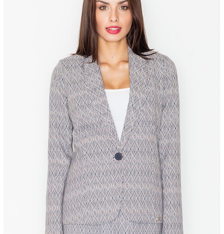 Дамско сако - Полиестер - Сив Figl