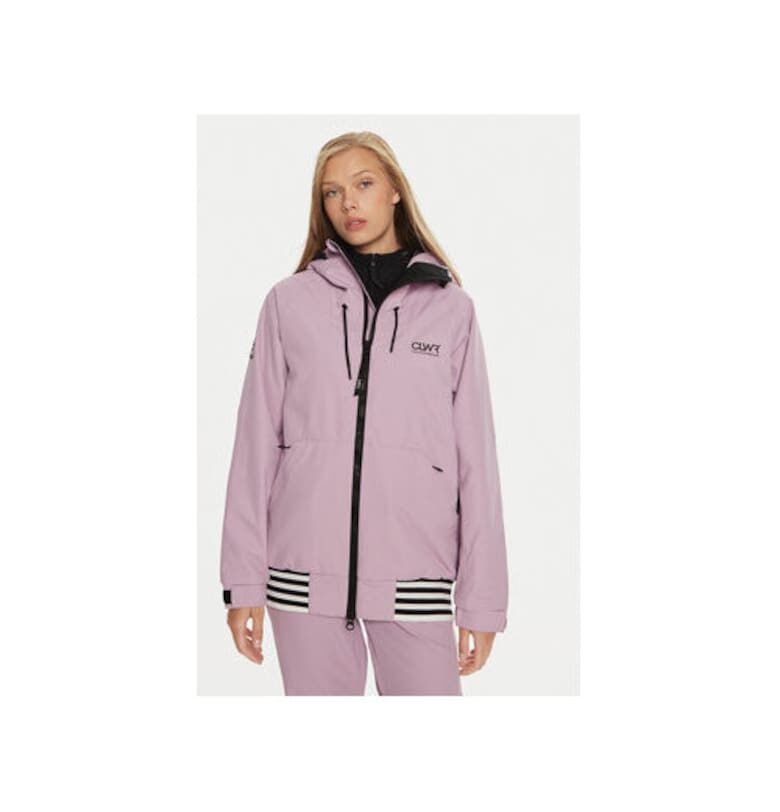 Дамско ски яке -  304704222 - Рециклиран полиестер - Лилаво - Виолетов Colourwear