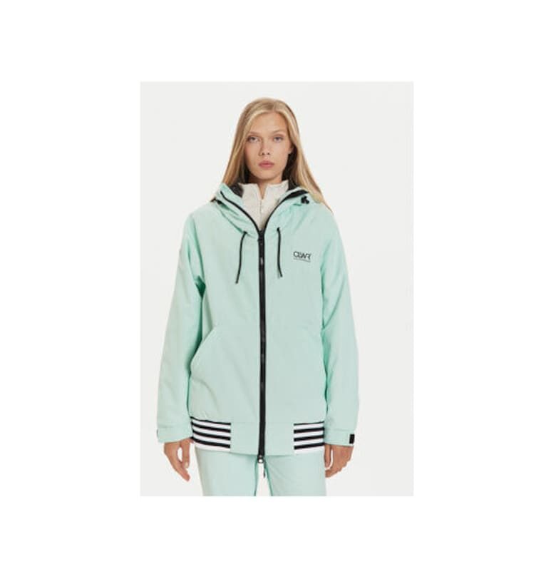 Дамско ски яке -  304704246 - Рециклиран полиестер - Зелено - Зелен Colourwear