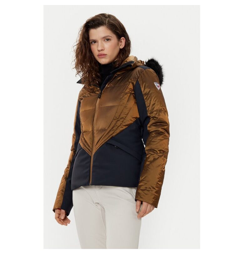 Дамско ски яке -  304735622 - Найлон - Кафяв Rossignol
