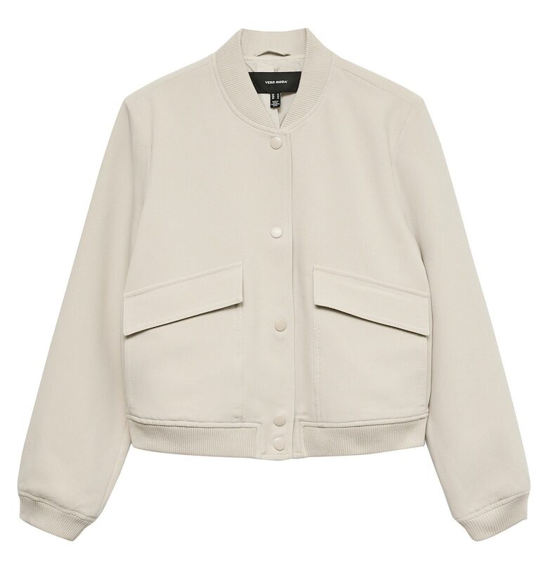 Дамско яке -  10307303 - полиестер/вискоза/еластан - бежово Vero Moda