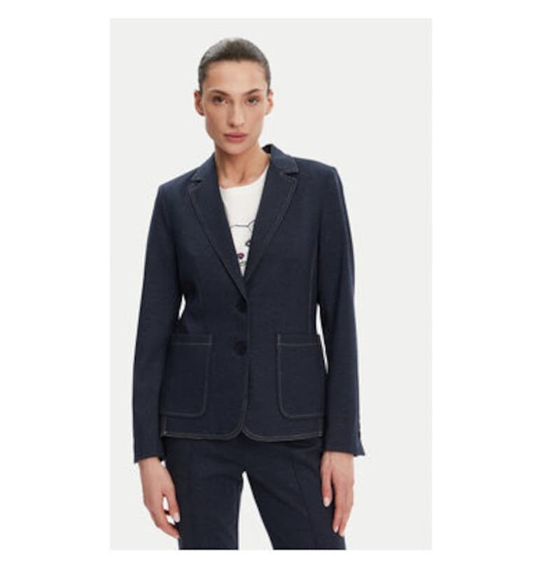 Дамско яке  15001470 - Вискоза/Полиестер - Тъмносиньо - Тъмносин Olsen