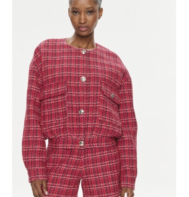 Дамско яке -  19269 - Червено - Памук Morgan