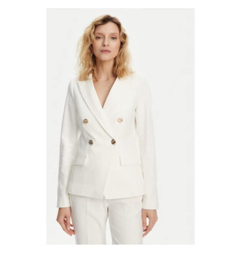 Дамско яке  251-VPKY.F - Памук/Полиестер - Бяло - Бял Morgan