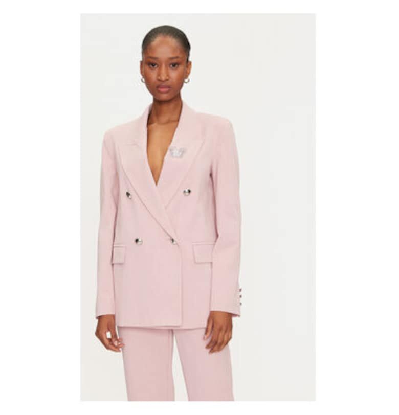 Дамско яке  25EB282/14RS - Памук/Полиамид - Розов - Розово MARYLEY