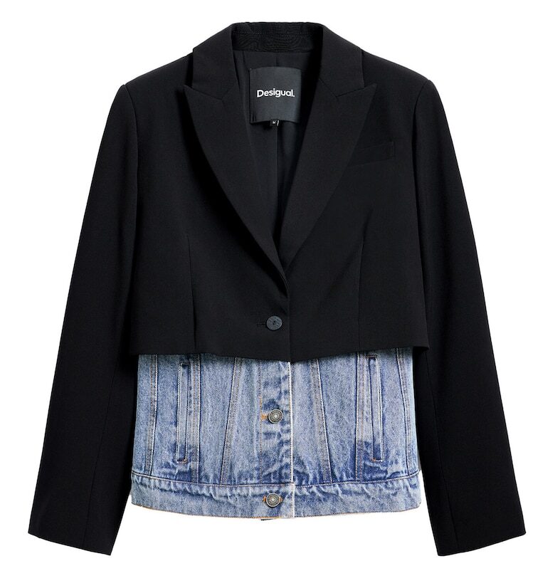 Дамско яке  25SWEW28 - Полиестер - Черно DESIGUAL