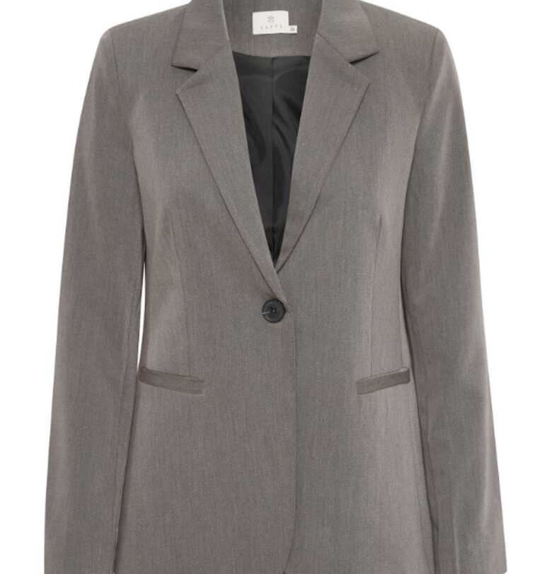 Дамско яке -  301055730 - Полиестер - Сив kaffe