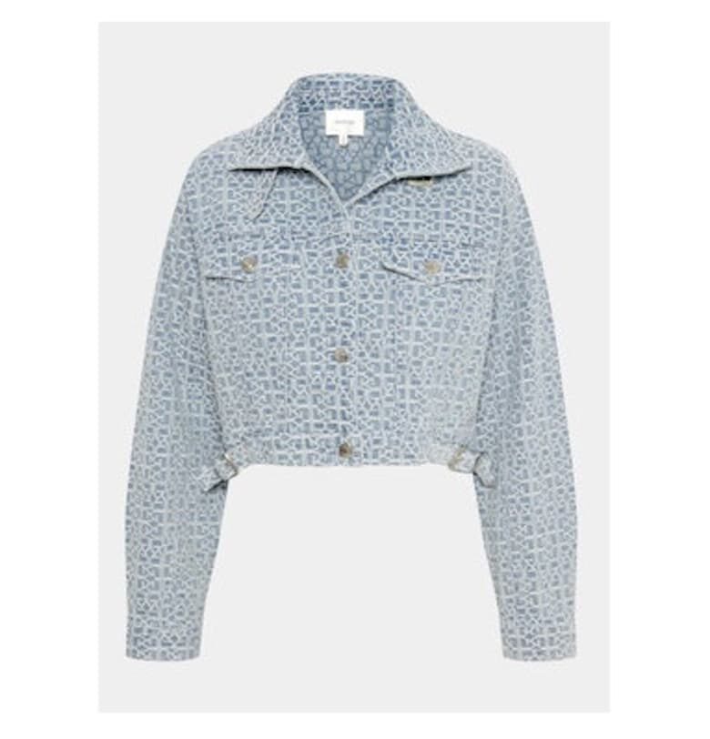 Дамско яке -  303543471 - Памук - Син - Син GESTUZ