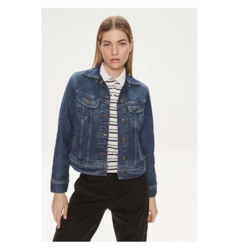 Дамско яке -  303592424 - Памук/Лиосел - Син - Син Lee