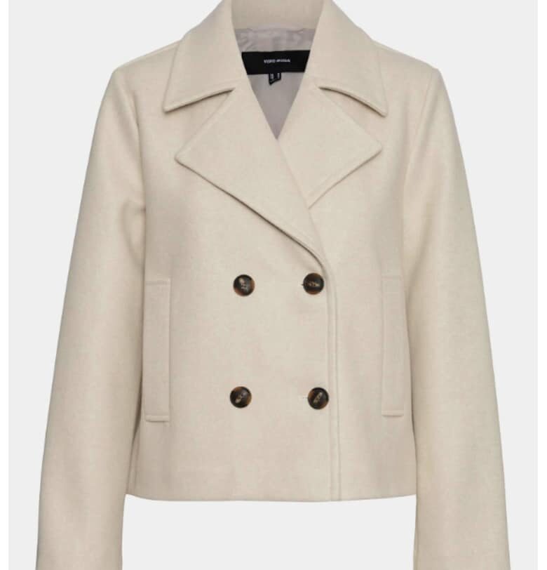 Дамско яке -  303614065 - Полиестер - Бежов - Бежов Vero Moda