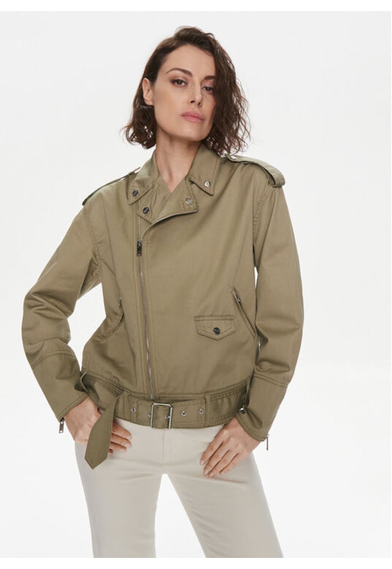 Дамско яке - 303614607 - Полиестер - Бежов - Бежов Silvian Heach