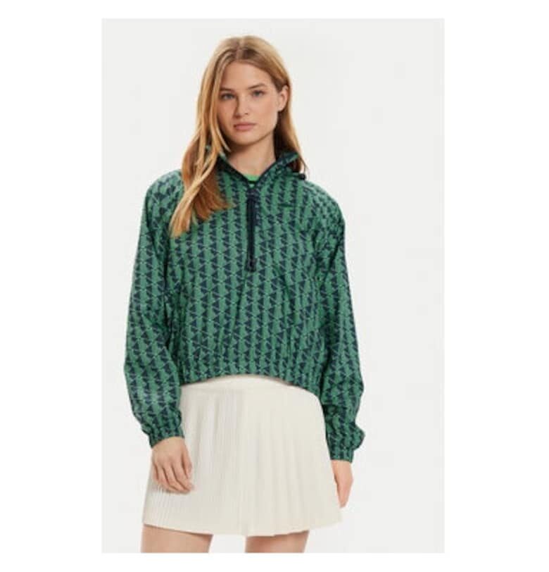 Дамско яке -  303712891 - Полиестер - Зелено - Зелен Lacoste