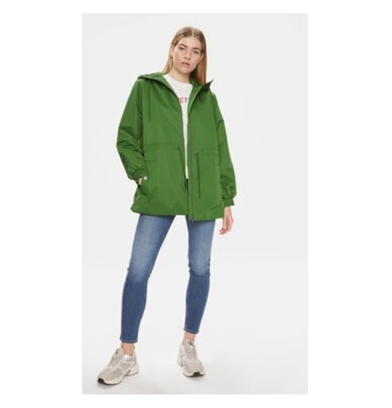 Дамско яке -  303813215 - Найлон - Зелен - Зелен United Colors of Benetton